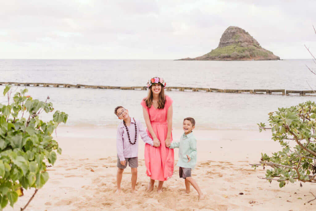 Adembenemend Uitzicht Op Een Ongerept Hawaiiaans Eiland Achtergrond