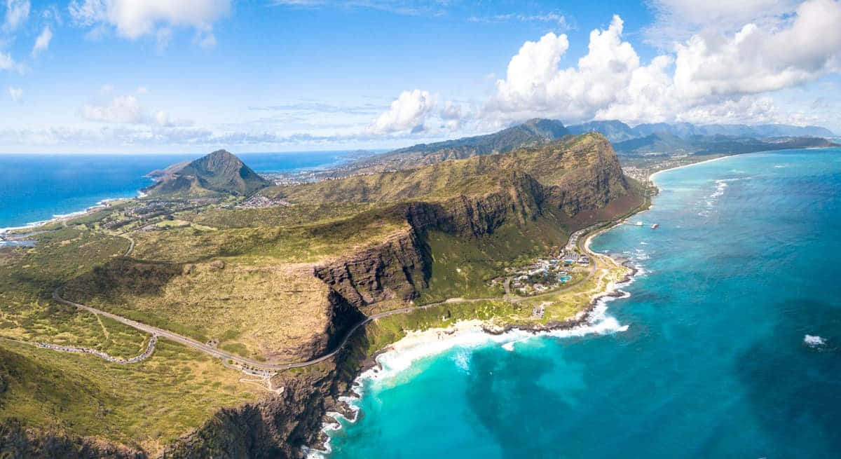 Vue Majestueuse De L'île Hawaïenne Fond d'écran