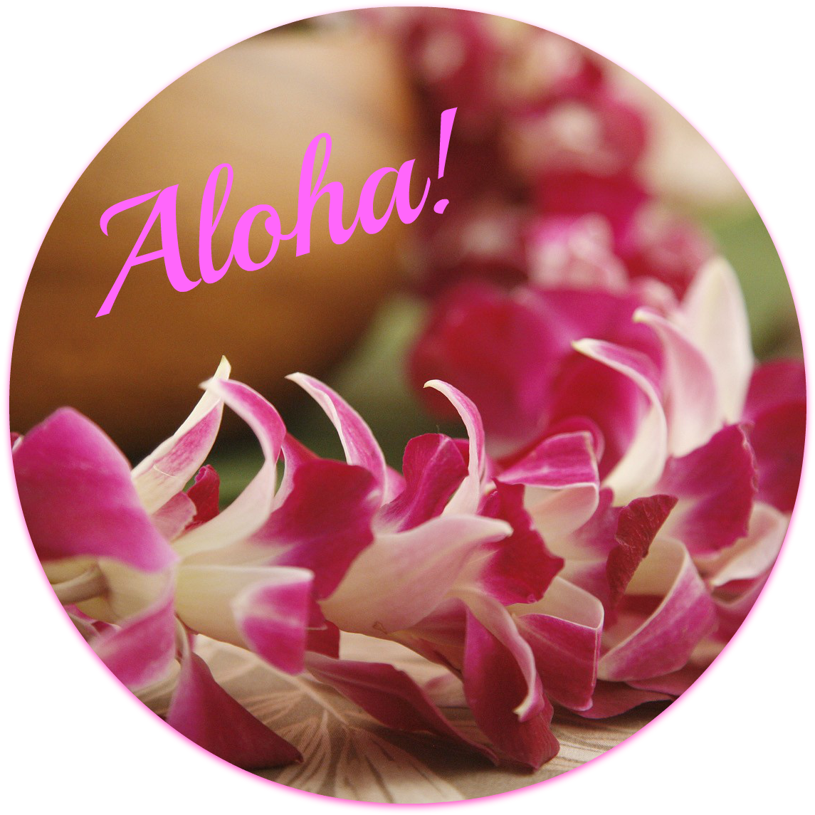 Hawaiian Lei Greeting Aloha PNG