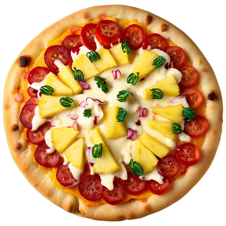 Hawaiian Pineapple Pizza Png 25 PNG