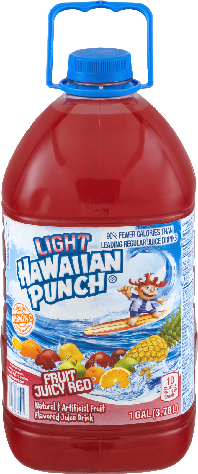 Hawaiian Punch Light Fruit Juicy Red1 Gallon PNG