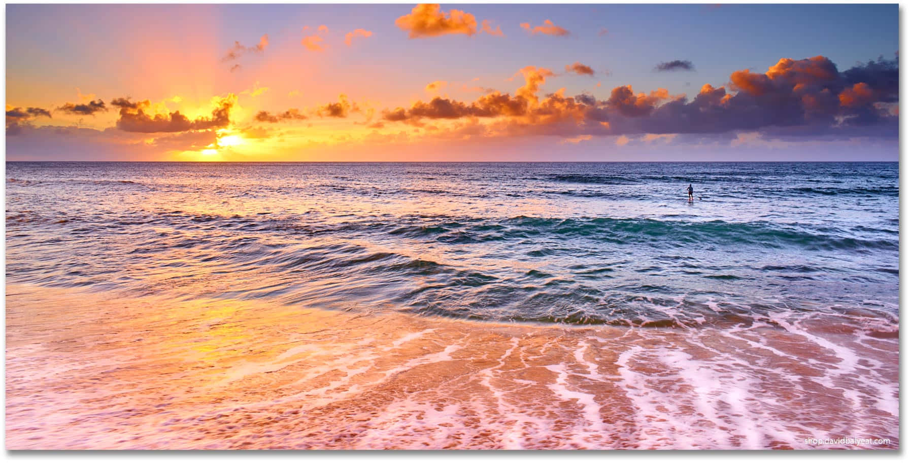 Ästhetischebilder Vom Hawaiianischen Sonnenuntergang