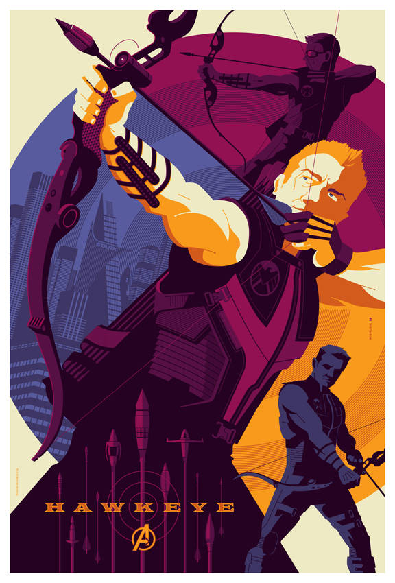 Hawkeye Avengers Comic Art Background