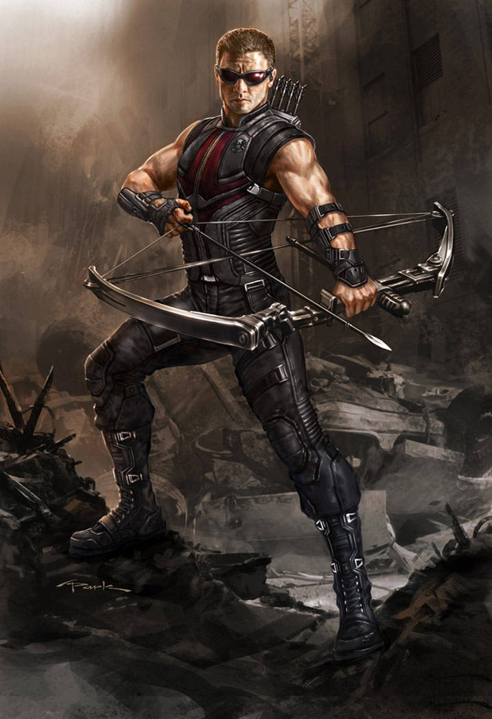 Hawkeye Marvel Superhero Background