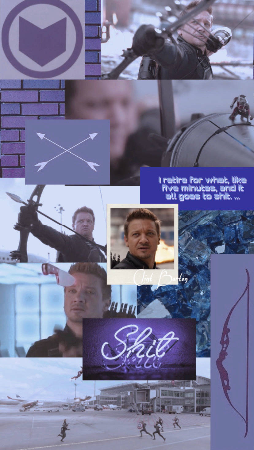 Hawkeye Mood Board Fanart Background
