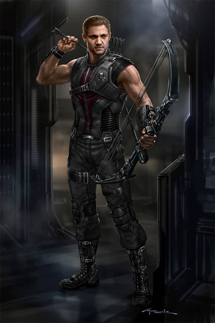 Hawkeye Realistic Art Background