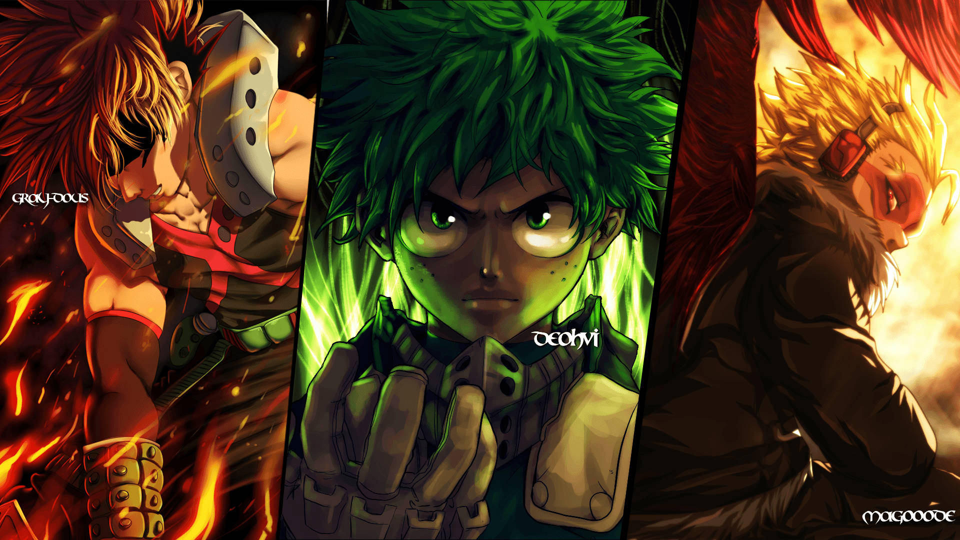 Get Ready with Hawks in My Hero Academia Wallpaper