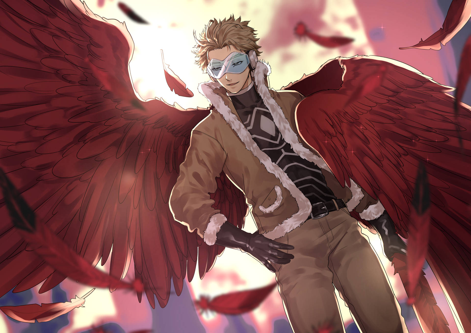 Conocea Hawks, Un Héroe Decidido A Traer Justicia A My Hero Academia. Fondo de pantalla
