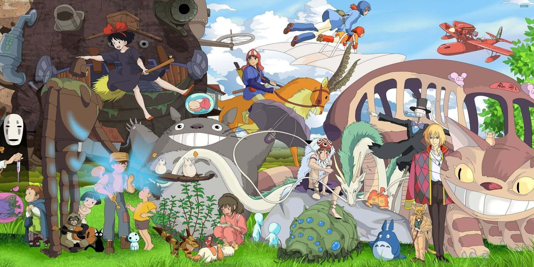 Spirited Adventure - Hayao Miyazaki Movies Wallpaper