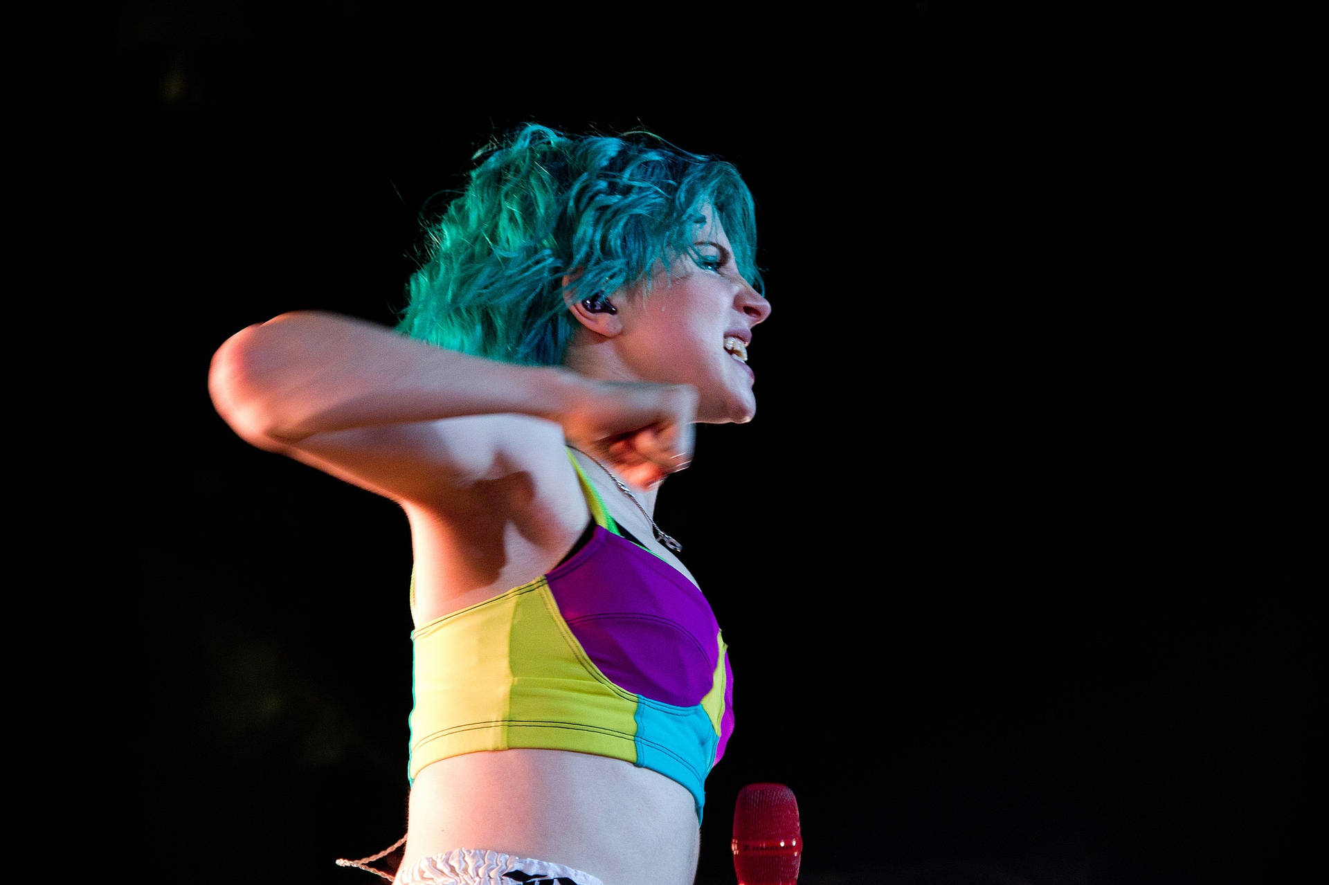 Hayley Williams At Monumentour Wallpaper