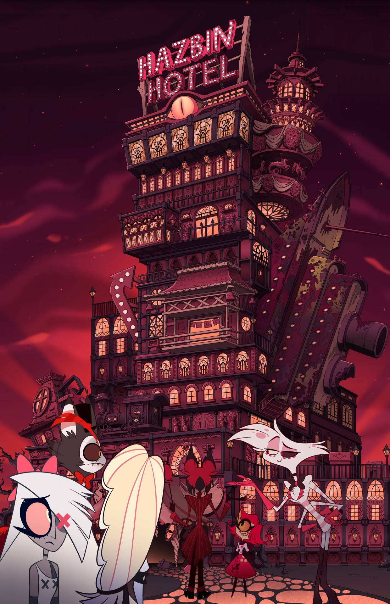 Welcome to the world of Hazbin Hotel! Wallpaper