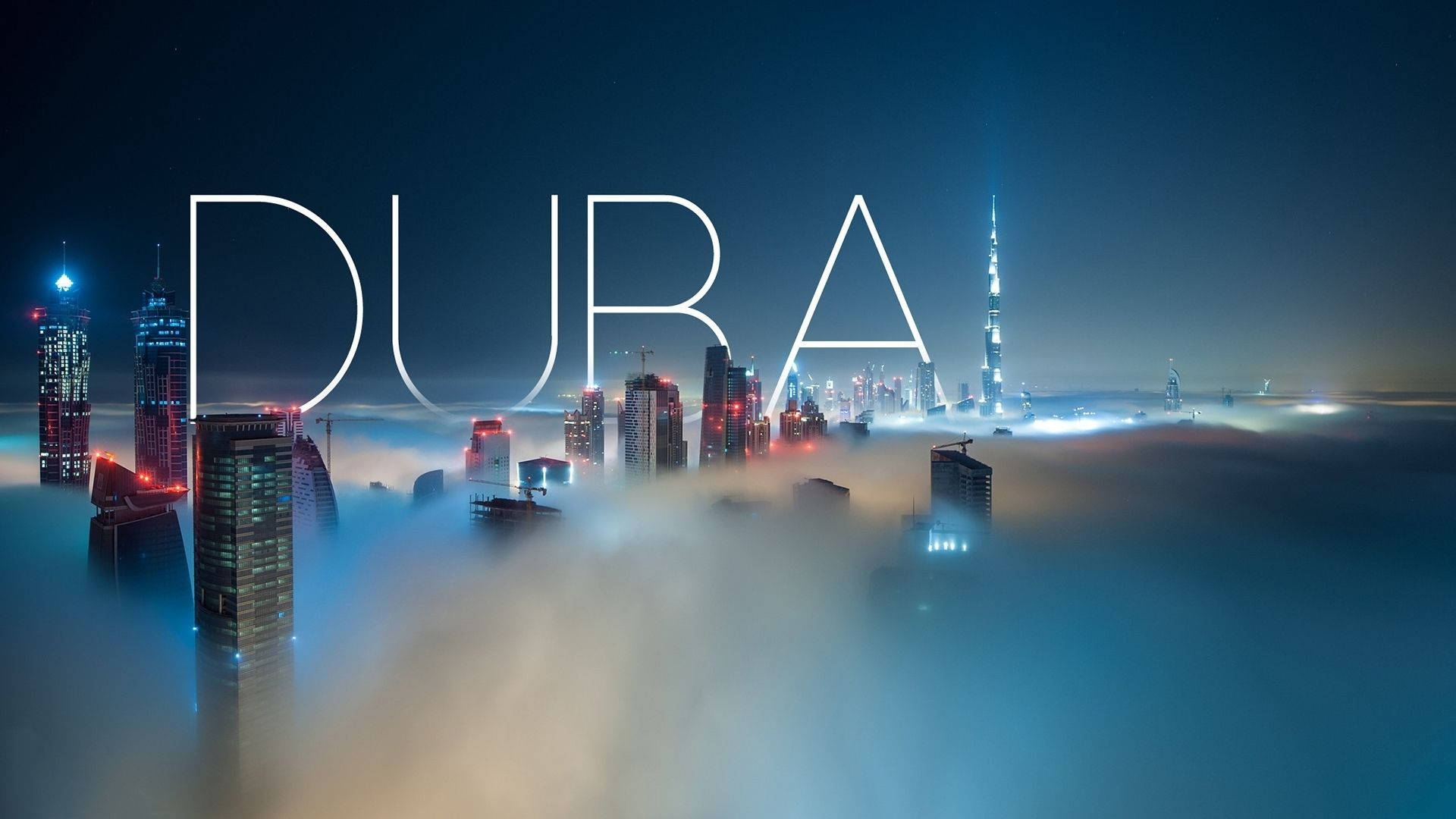 Hazy Dubai City