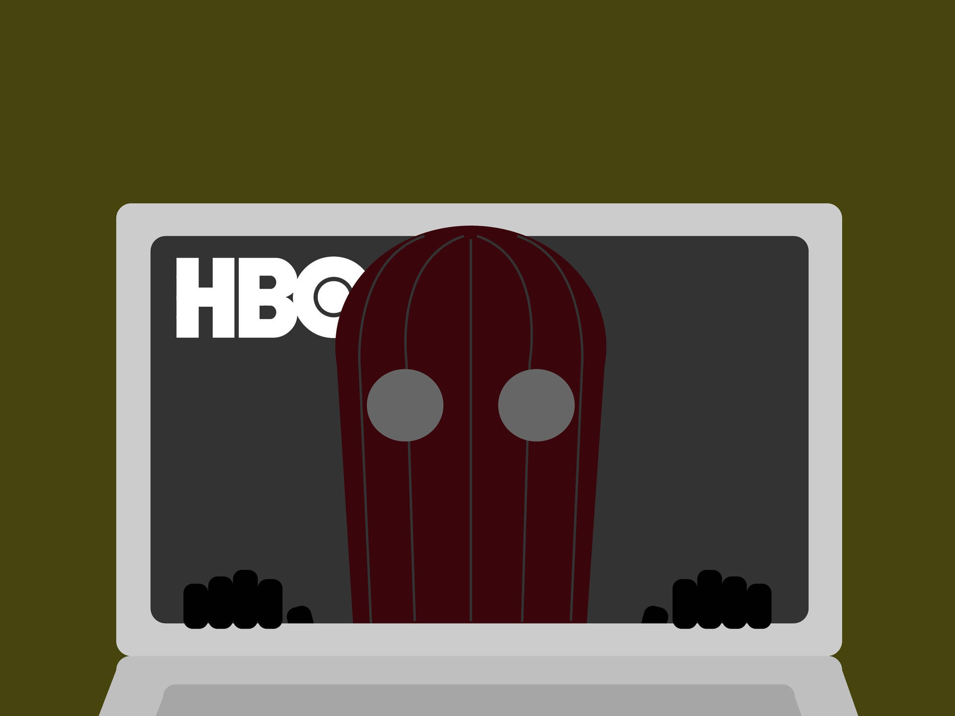 HBO Laptop Cartoon Background