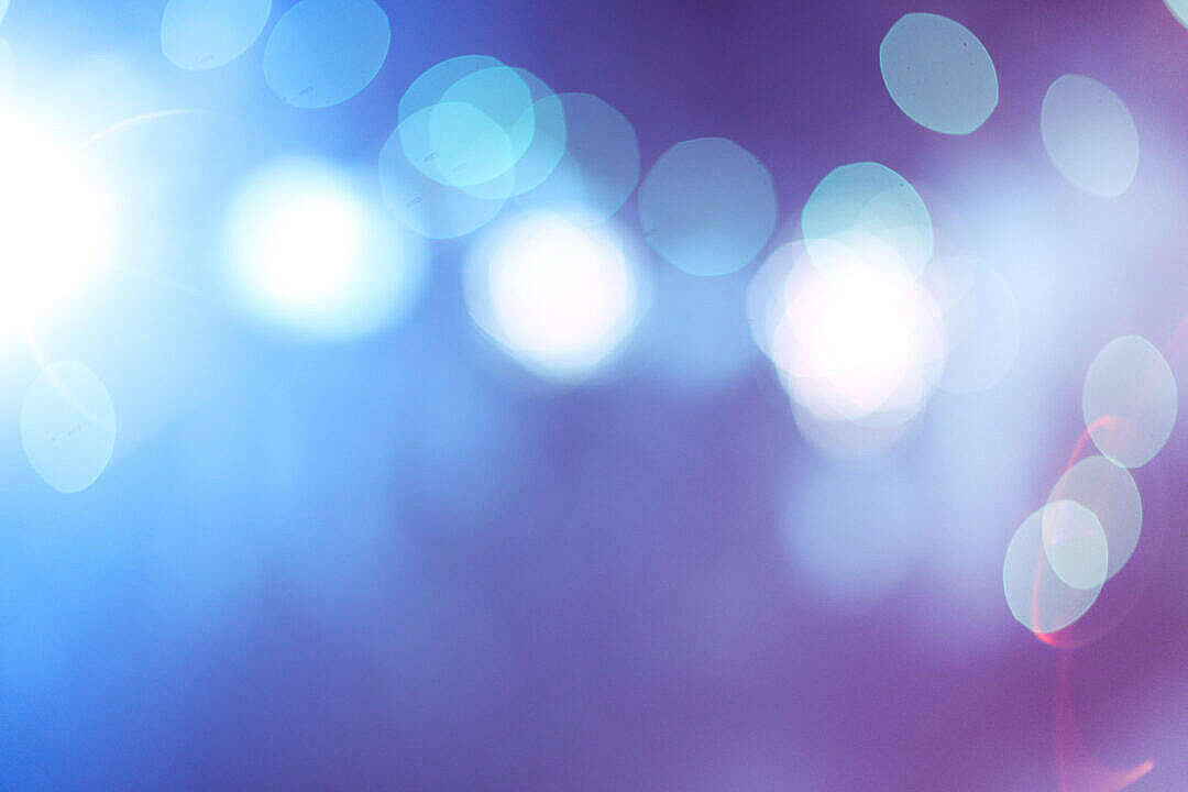 Baggrund af HD-abstrakte blå og lilla bokeh-lys Wallpaper