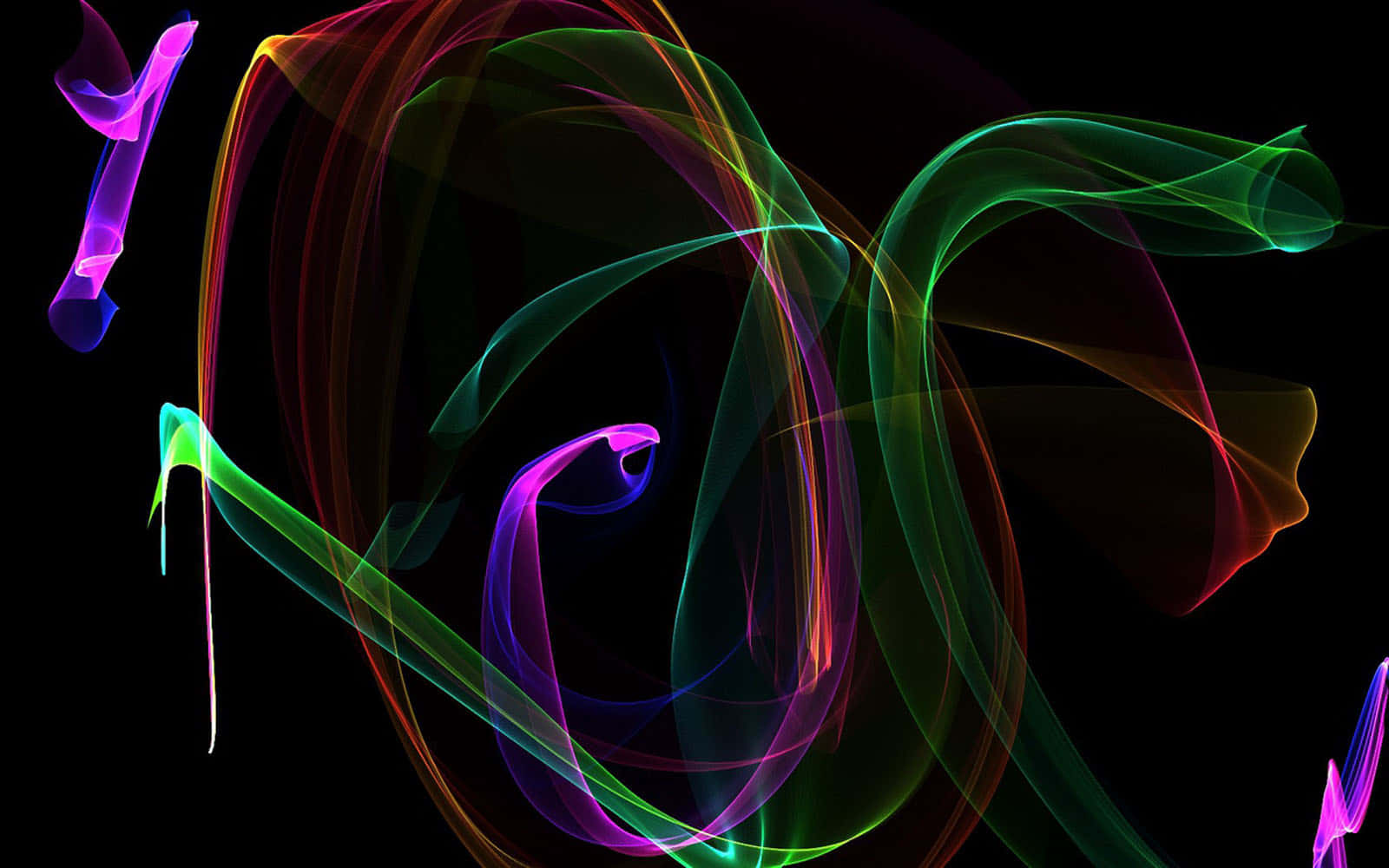 A bright, abstract neon pattern filling the screen. Wallpaper