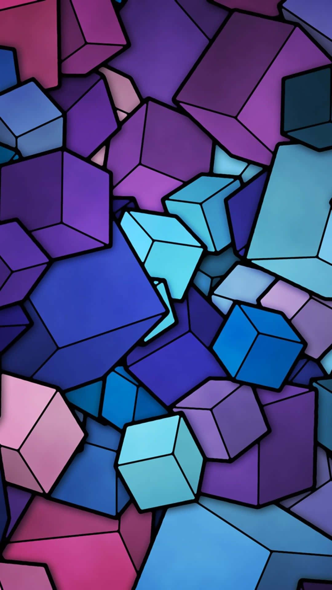 Cubes Art In Hd Abstract Phone Wallpaper