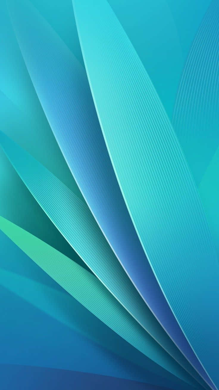 HD Abstract Phone Aqua Color Wallpaper