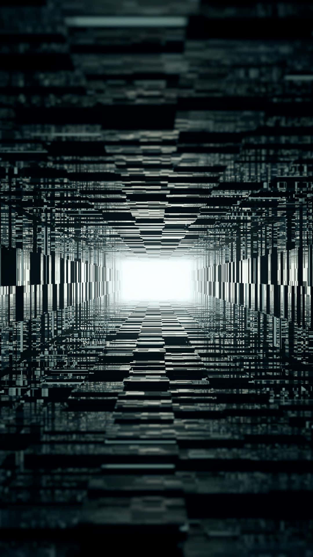HD Dark Tunnel Abstract Phone Wallpaper