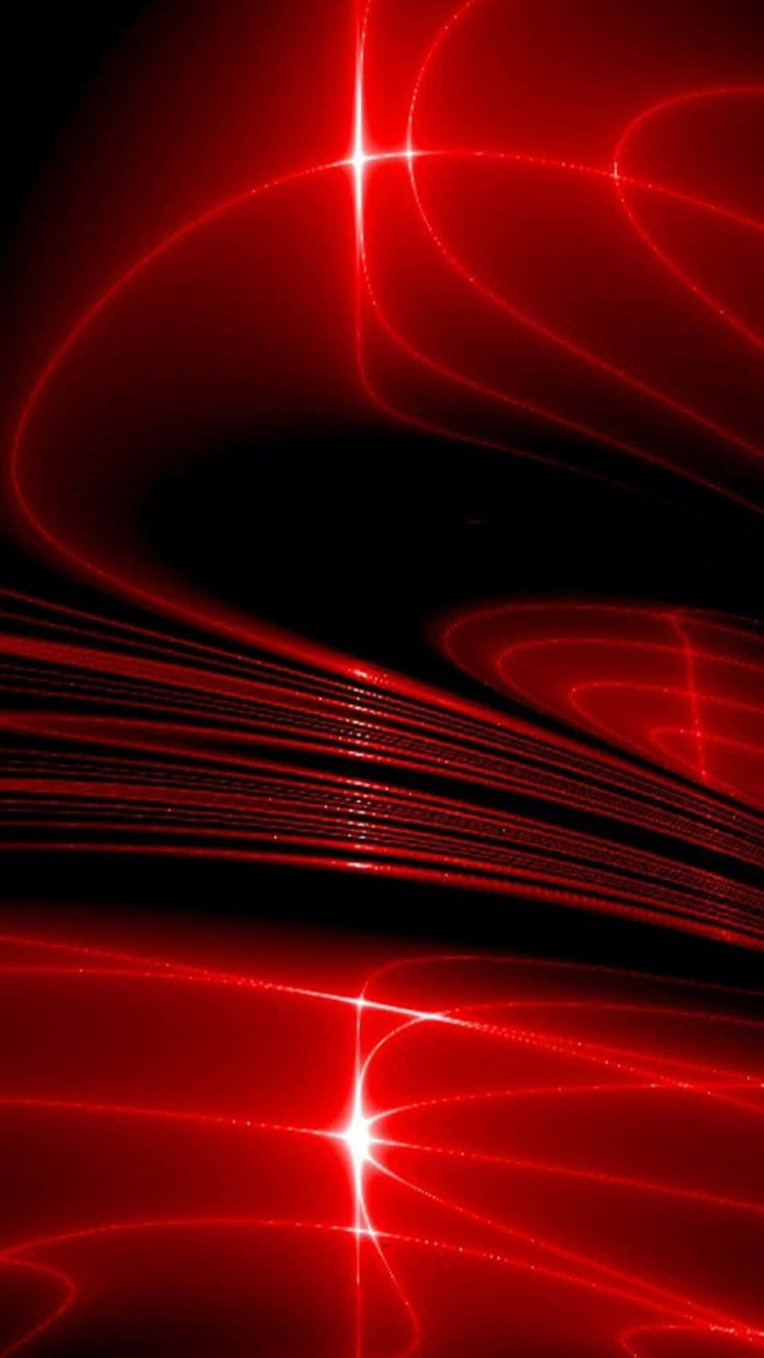 Teléfonoabstracto Con Luces Rojas En Alta Definición. Fondo de pantalla