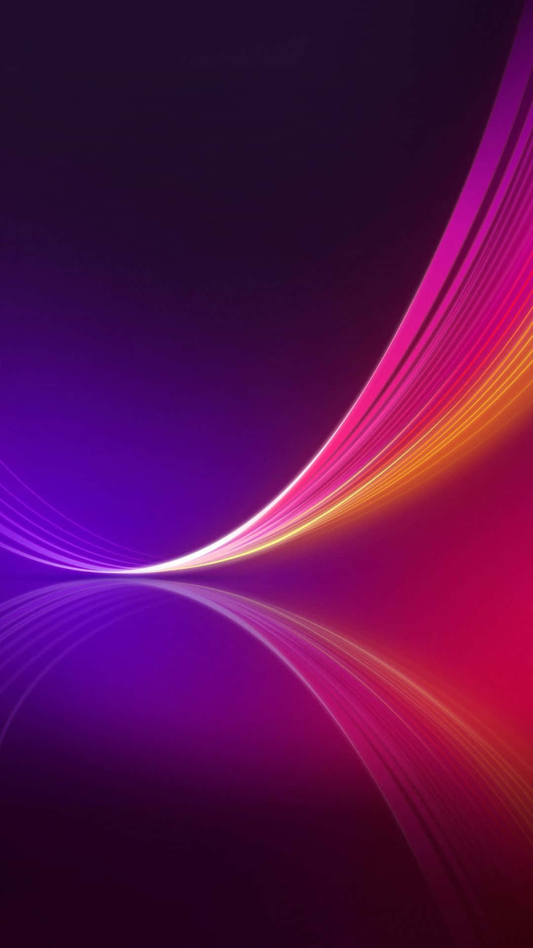HD Wave Gradient Abstract Phone Wallpaper