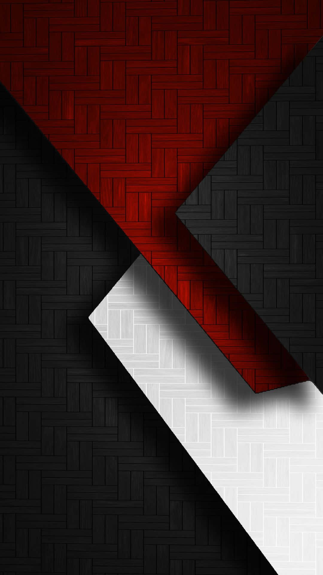 HD Red Black Abstract Phone Wallpaper