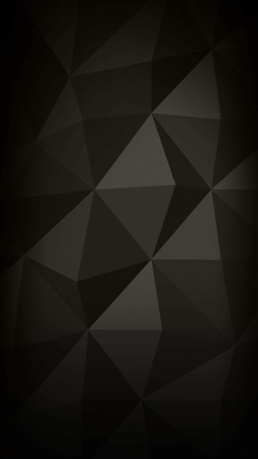 HD Abstract Geometric Black Phone Wallpaper