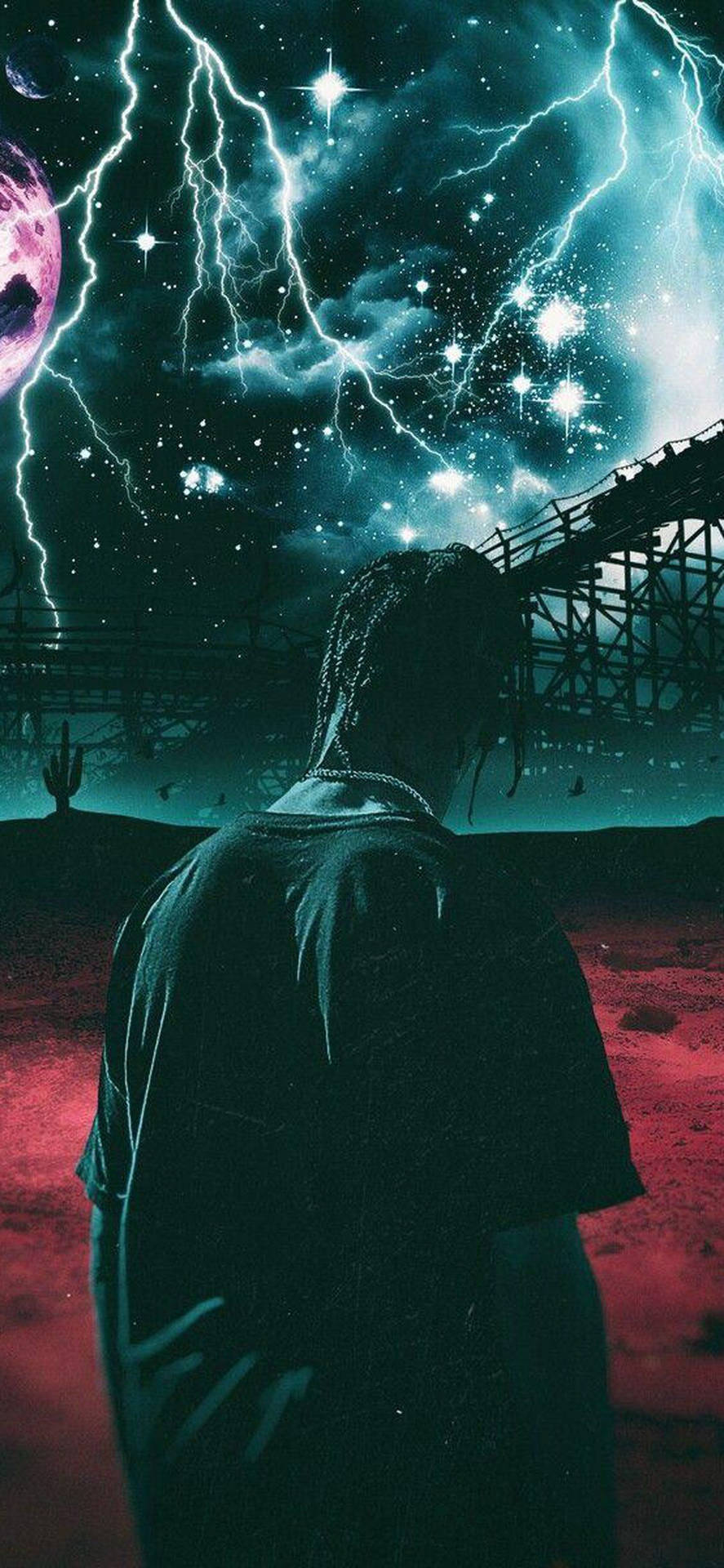Take a Magical Ride On Astroworld With Travis Scott Wallpaper