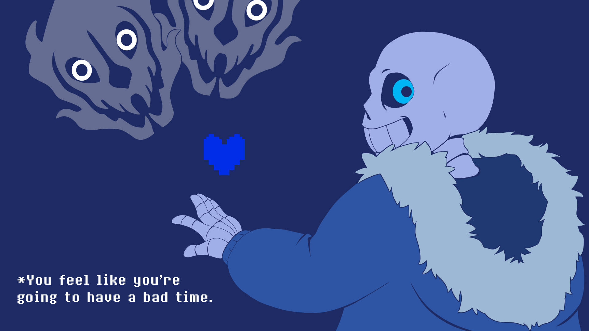 HD Aesthetic Sans And Quote Wallpaper