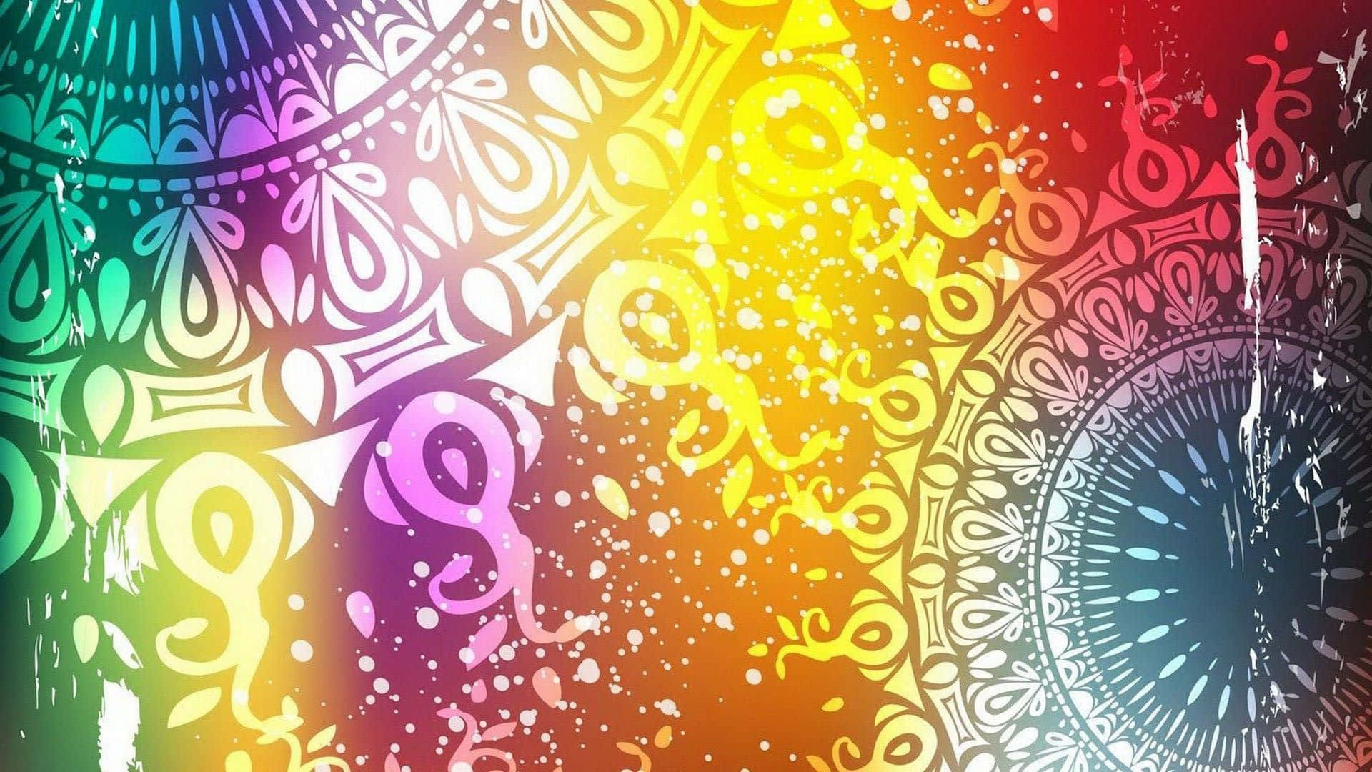 A beautiful colorful wallpaper to light up your screen