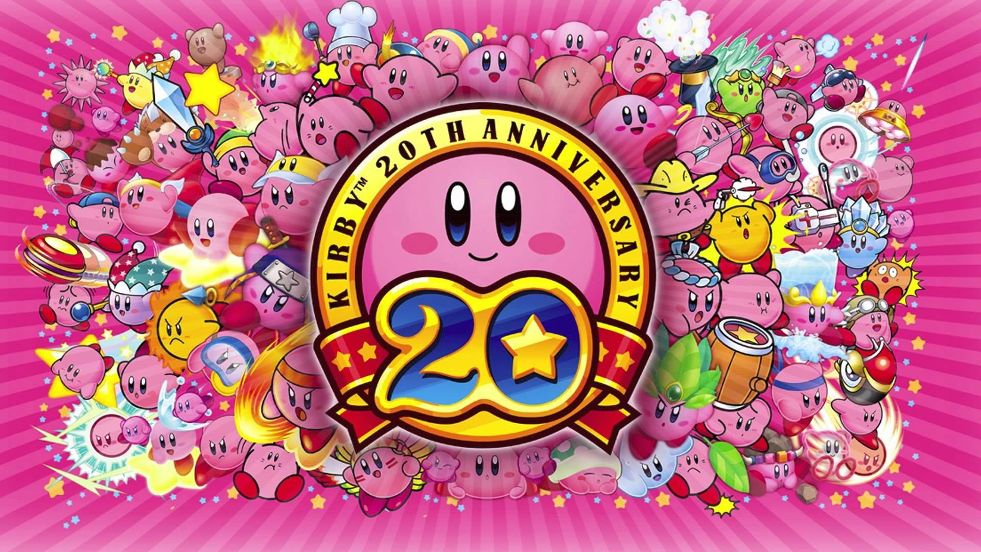 Hd Anniversary Cover Of Kirby Wallpaper