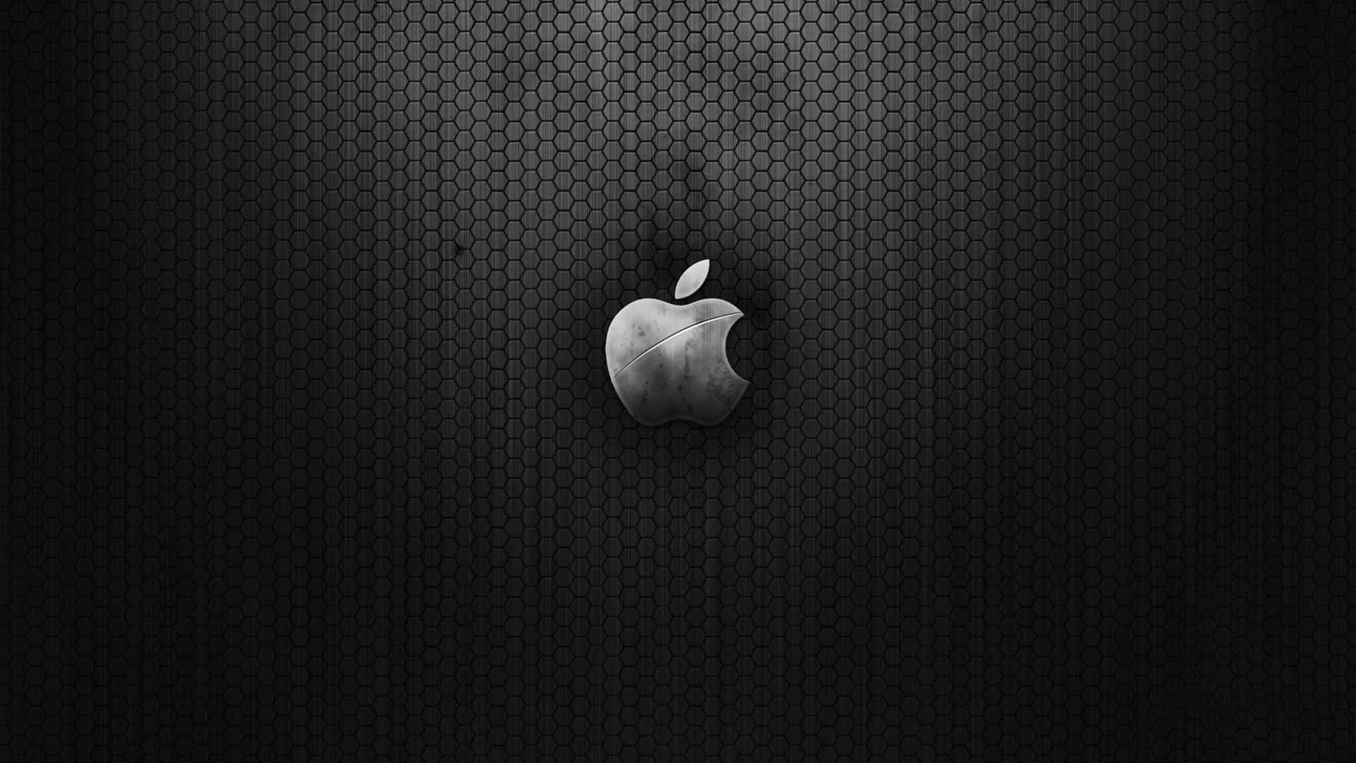 Hexagonmönstrathd Apple-bakgrund.