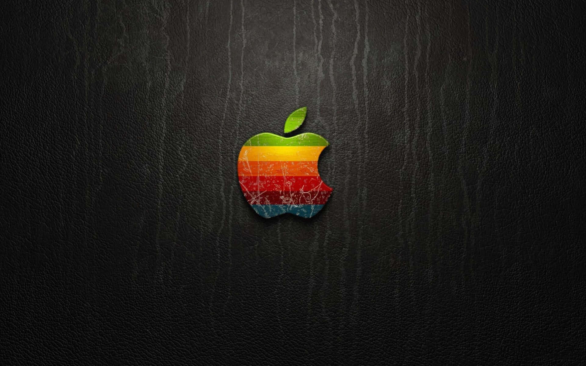 Worn Logo HD Apple Background