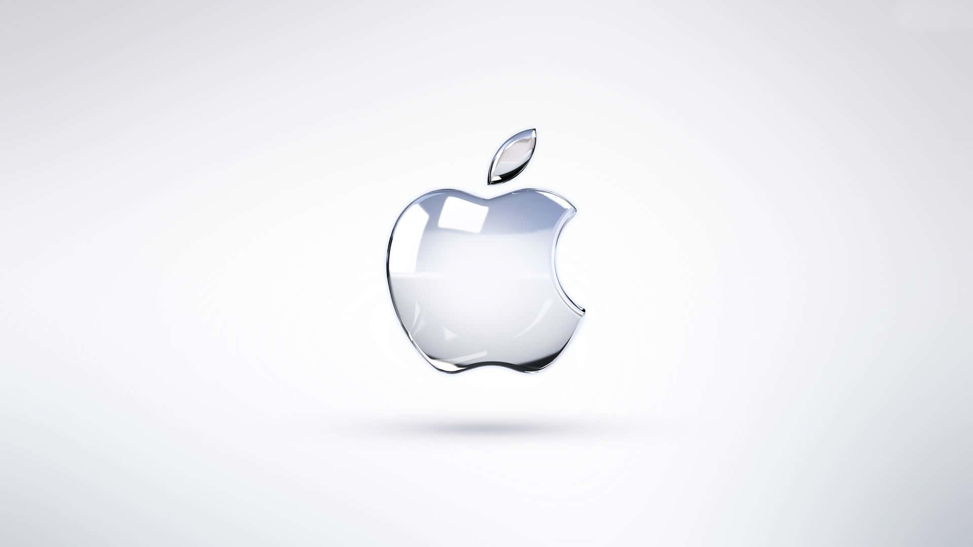 Logotipocrystal Clear Em Alta Definição Como Plano De Fundo Da Apple.