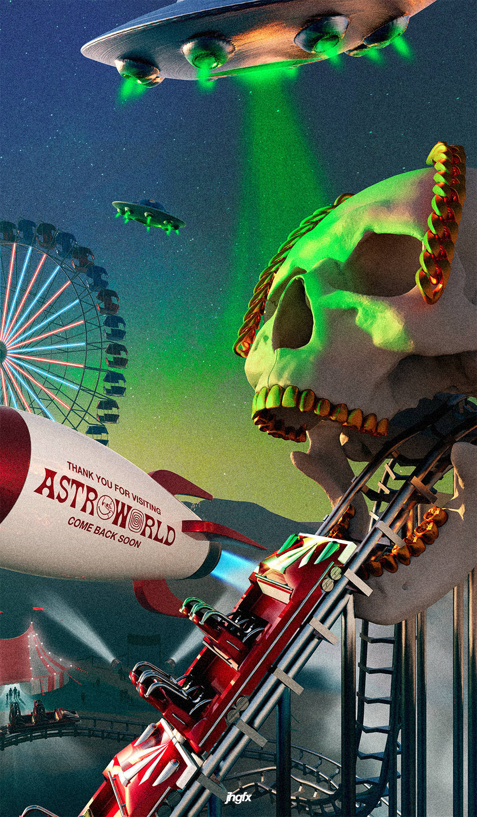 Feel the magic of Astroworld Wallpaper