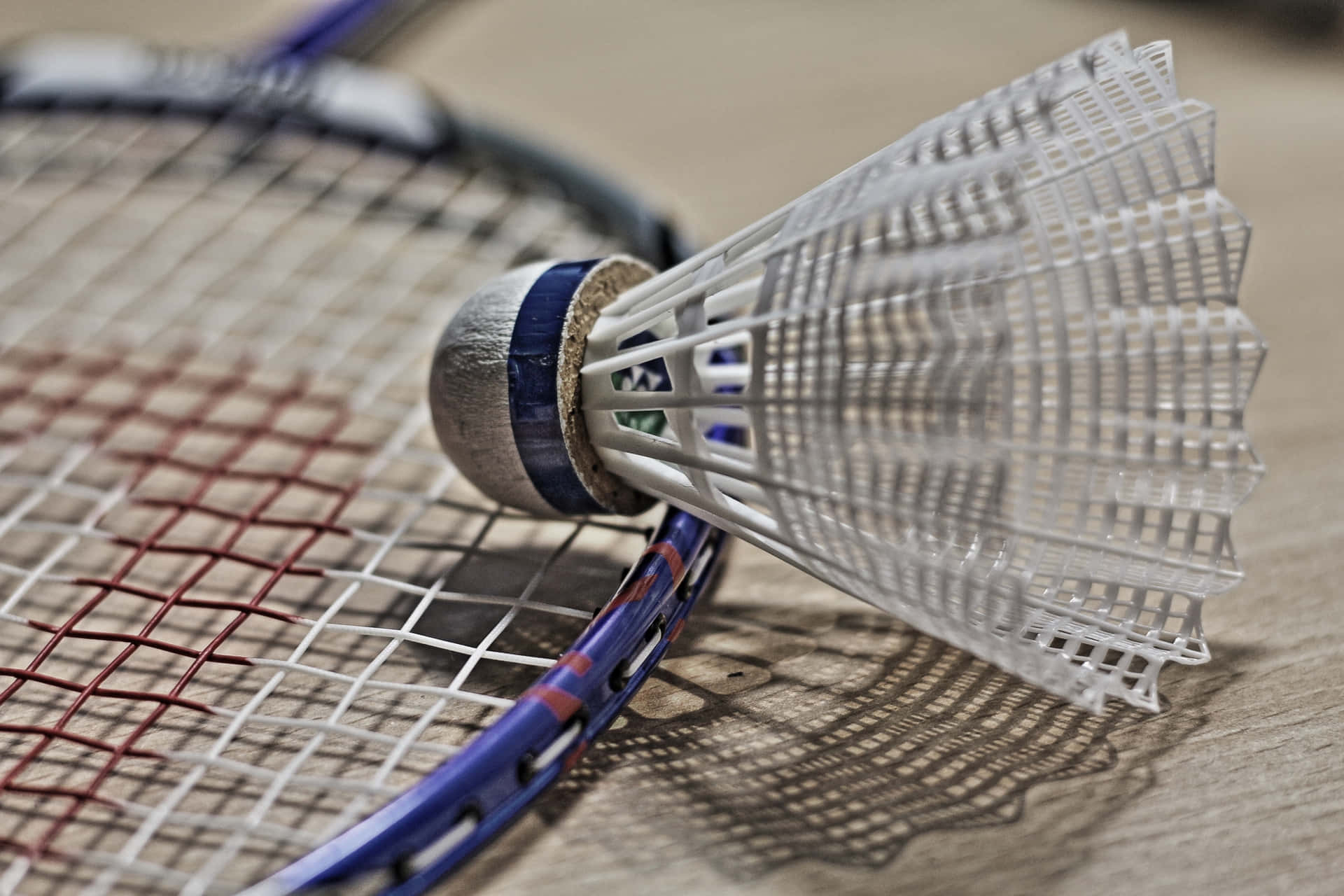 Utveckladina Badmintonfärdigheter Till Fullo På Denna Hd Badmintonbana.