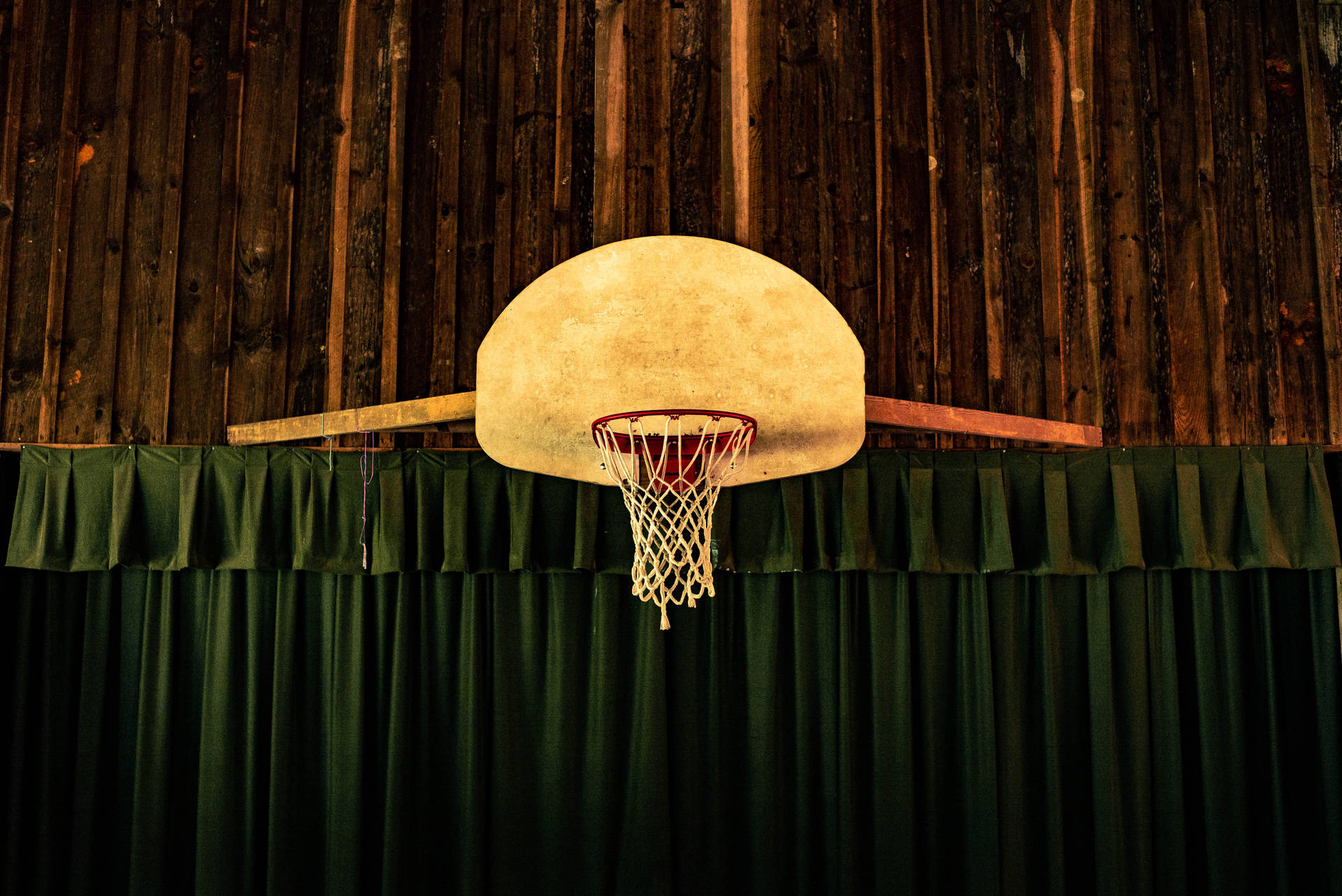 Hd Basketball Indendørs Hoop Wallpaper
