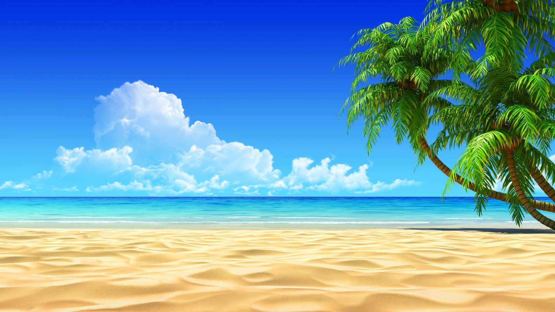 Rilassatisul Mare In Questa Spiaggia Di Sabbia Bianca Incontaminata.