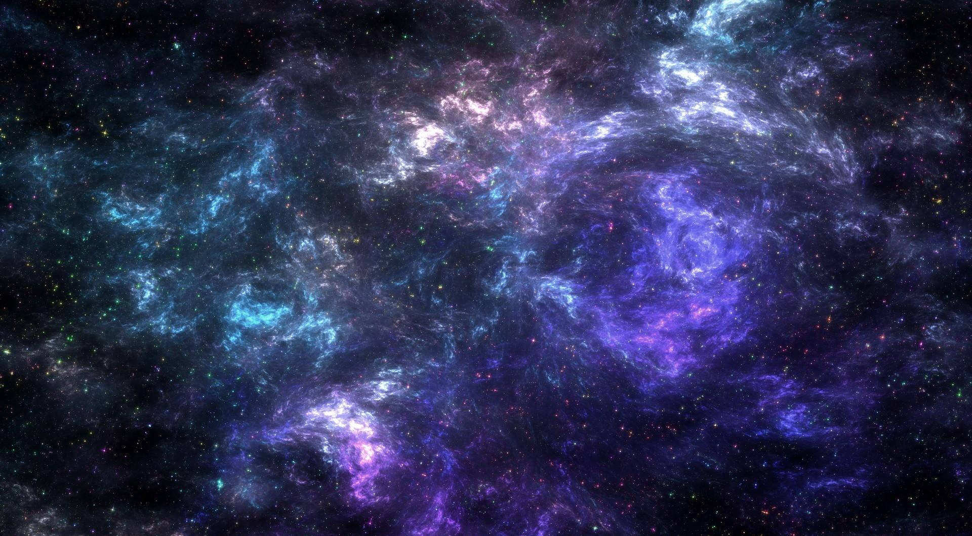 Hd Blue Galaxy Nebula For Computer