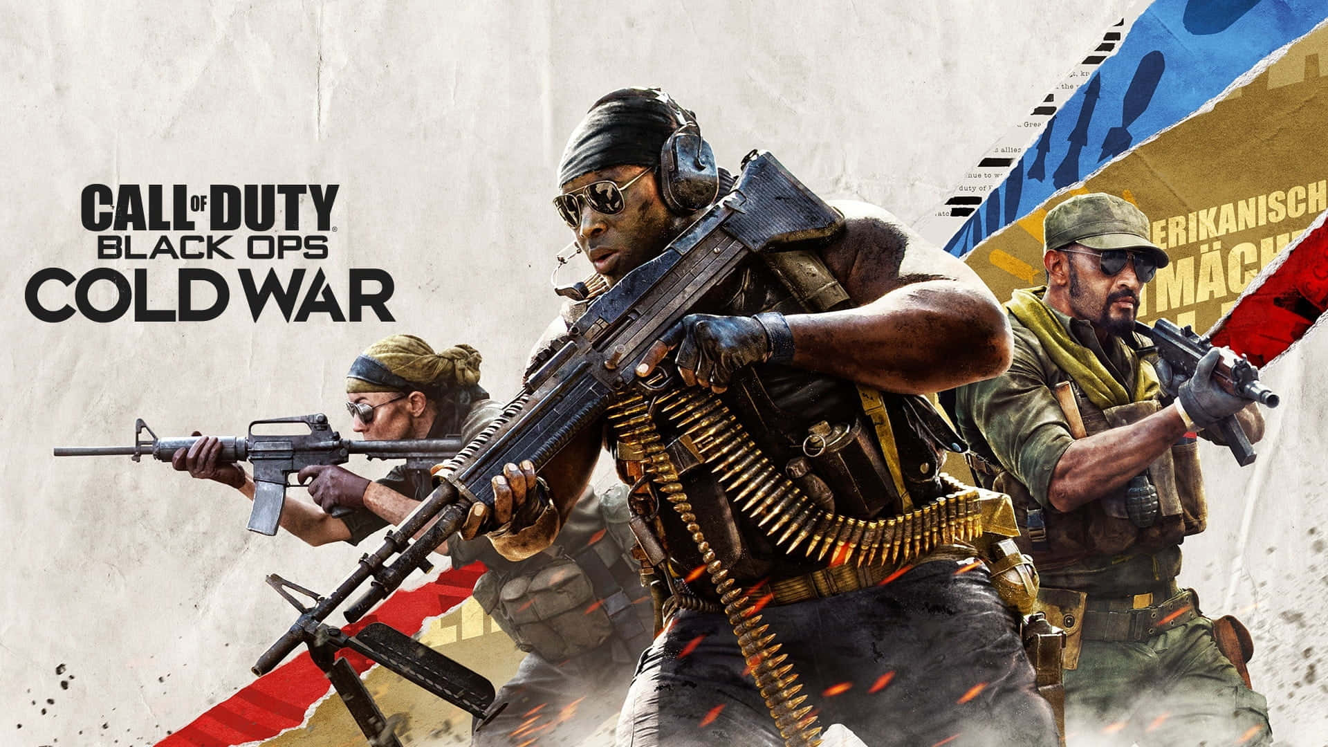 Sfondoin Alta Definizione Per Shooter Di Videogiochi Call Of Duty Black Ops Cold War.