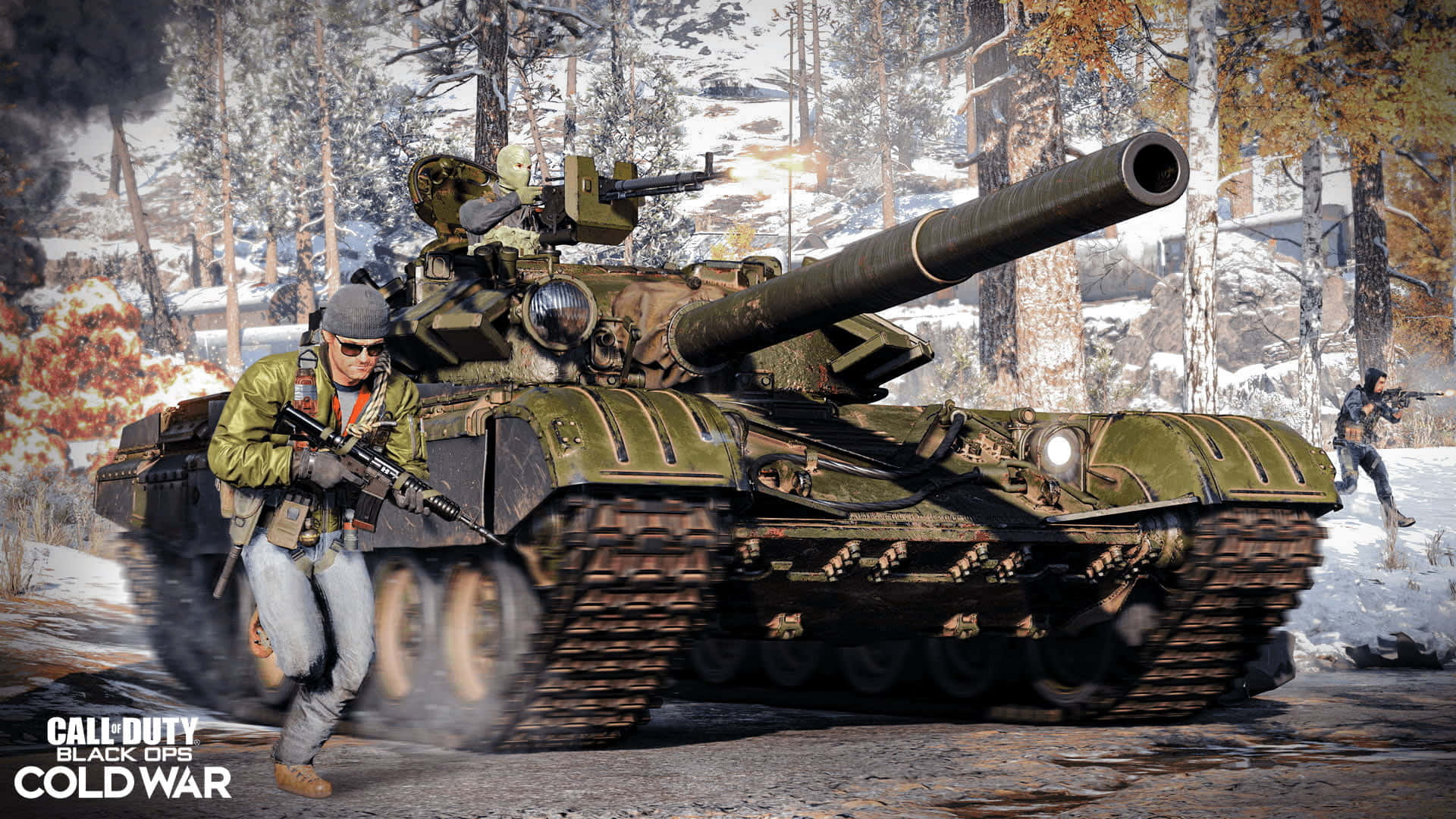 Fondode Pantalla Hd Del Tanque T-72 De Call Of Duty Black Ops Cold War.