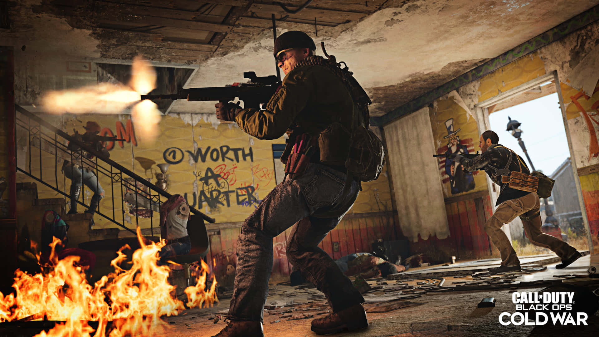 Lagdeathmatch Hd Call Of Duty Black Ops Cold War Bakgrund