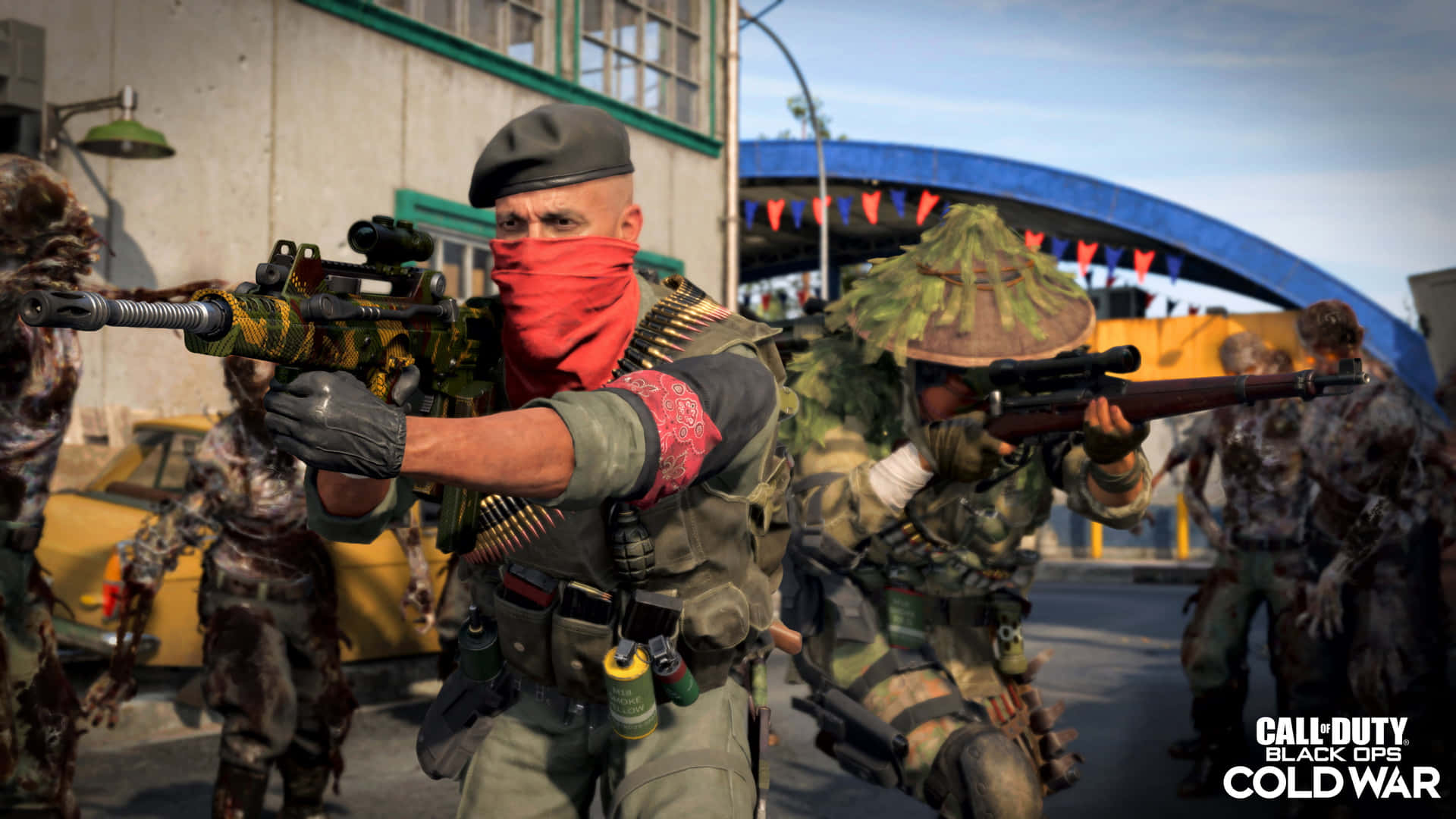 Zombiespielmodus Hd Call Of Duty Black Ops Cold War Hintergrund