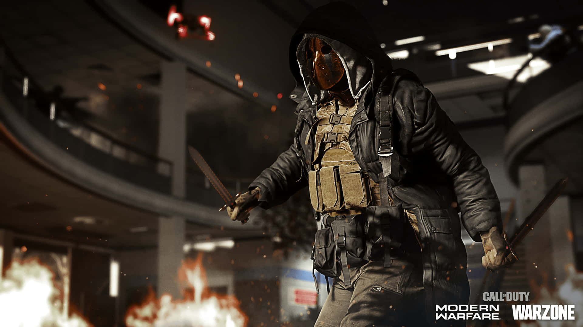 Avslöjaframtida Krigföring Med Hd 'call Of Duty: Modern Warfare' Som Bakgrundsbild För Datorn Eller Mobilen.