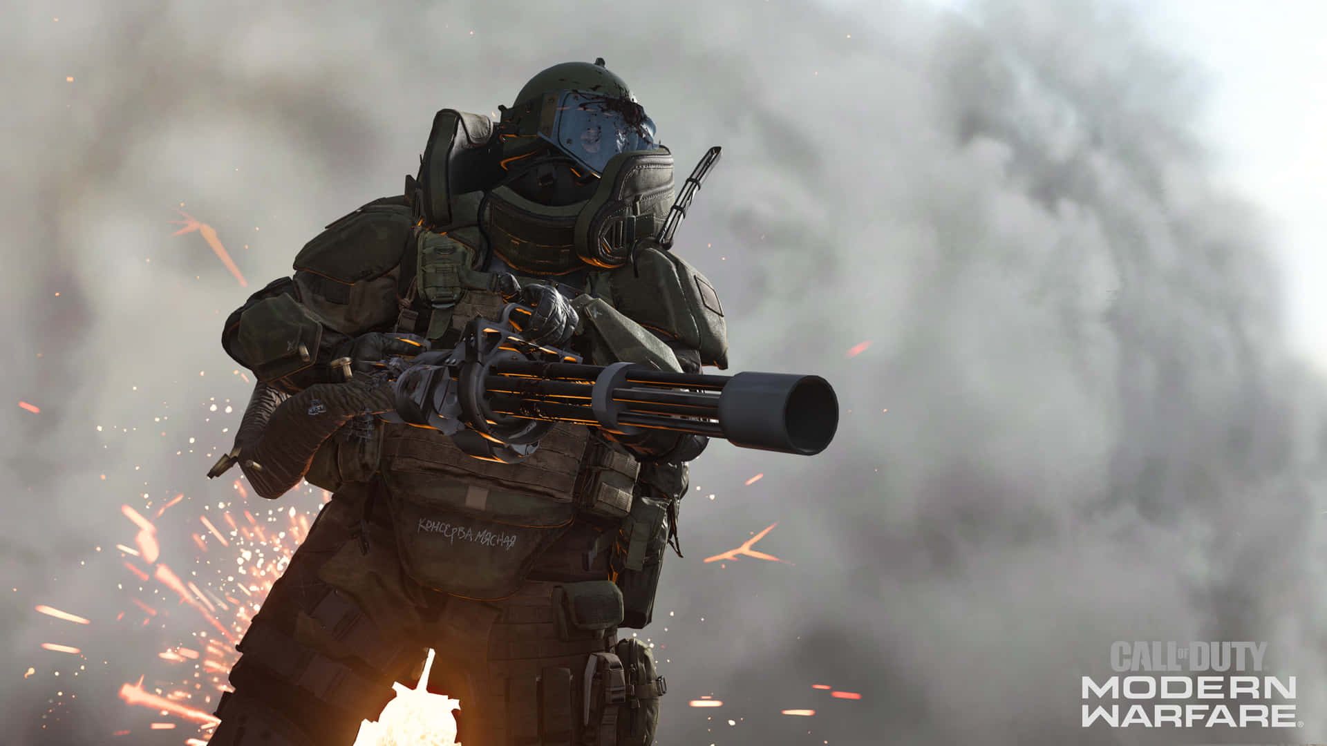 Immaginecon Sfondo Ad Alta Definizione Di Call Of Duty Modern Warfare