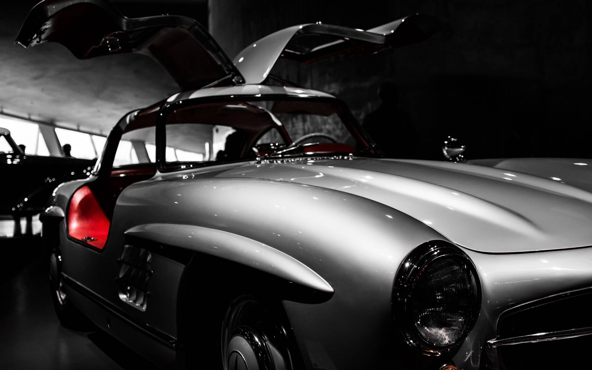 Hd Car With Gull-wing Doors Wallpaper