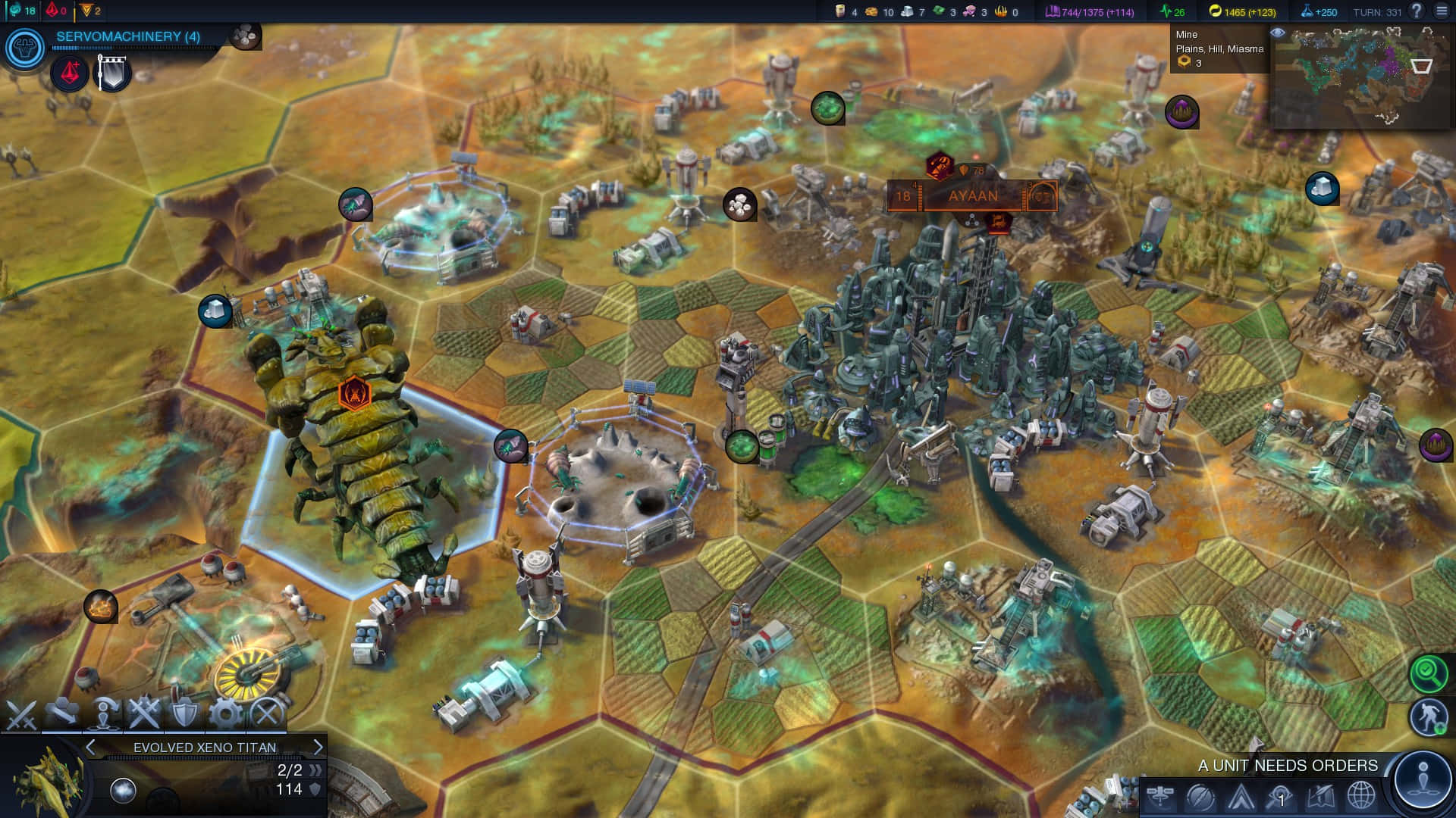 A Screenshot Of A Game With A Large Map