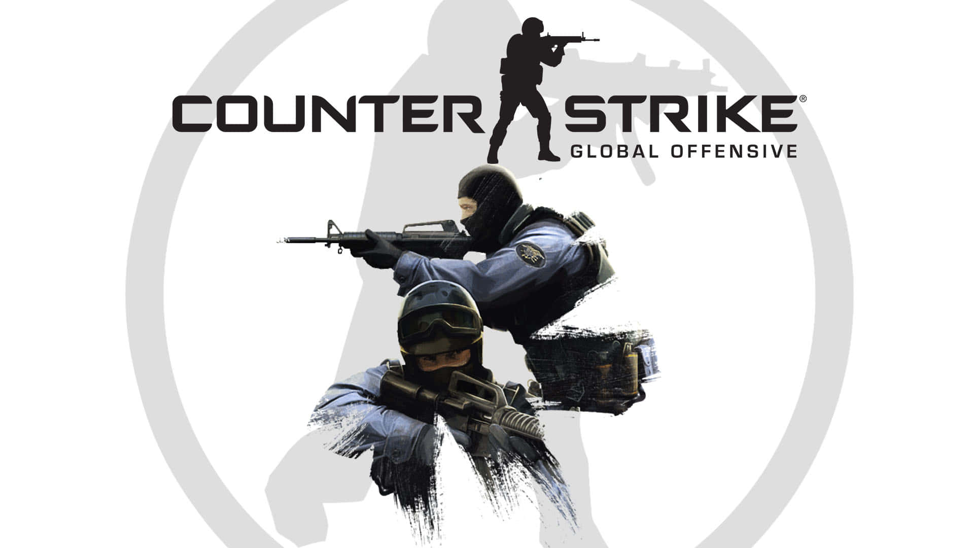 Hd Counter-strike: Global Gray Circle Background