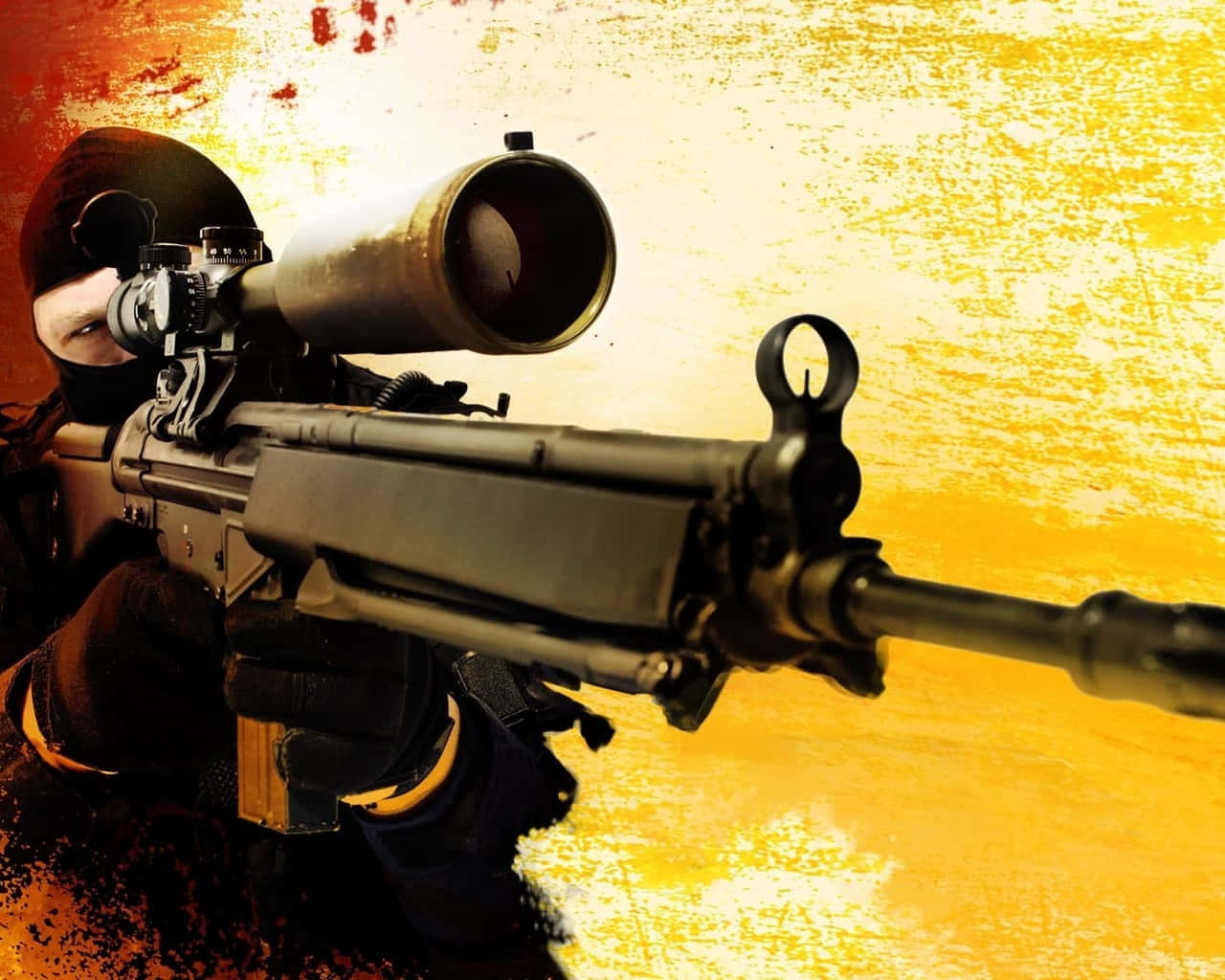 Hd Counter-strike: Global Sniper Rifle Background