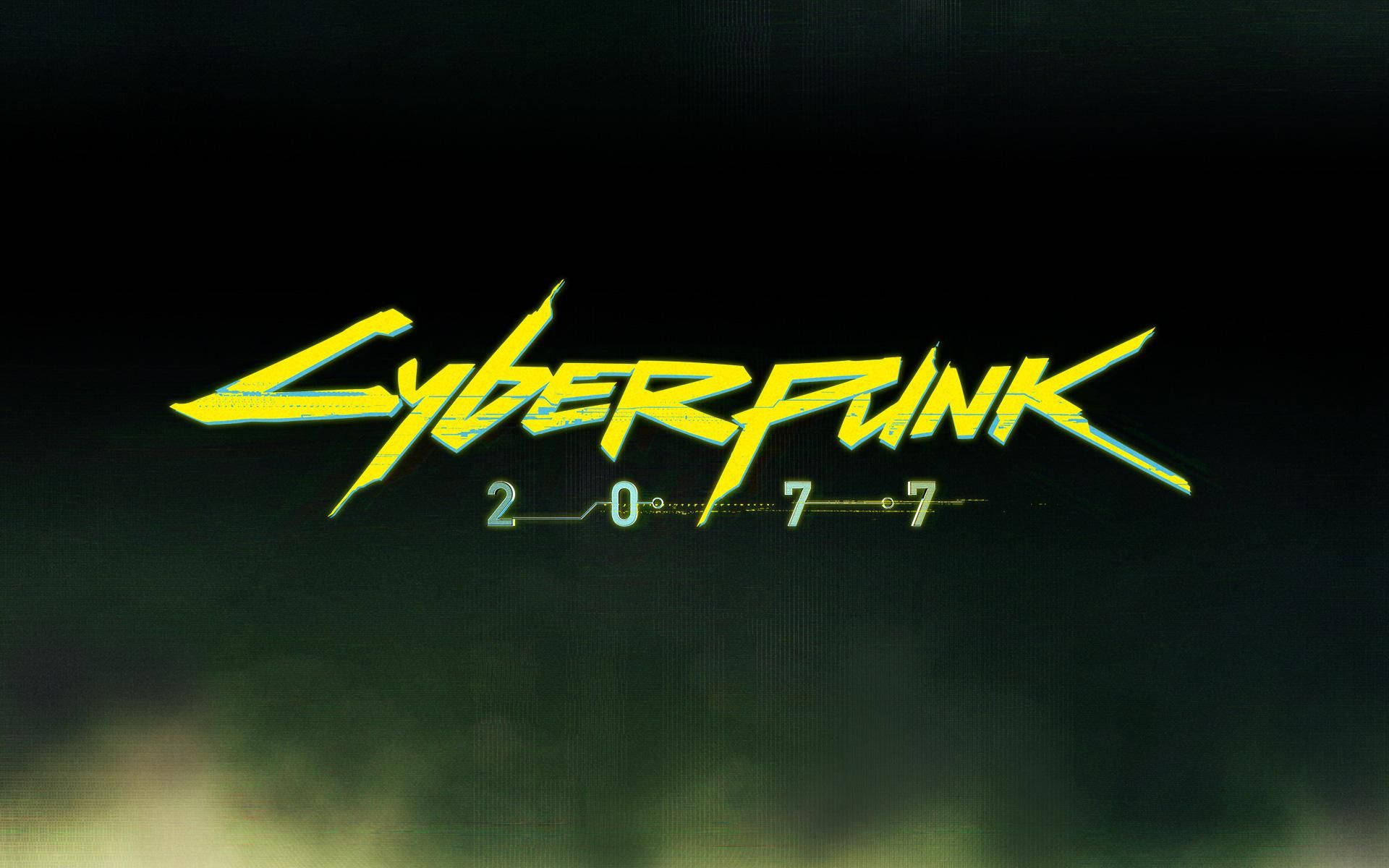 Hd Cyberpunk 2077 Title Card Wallpaper