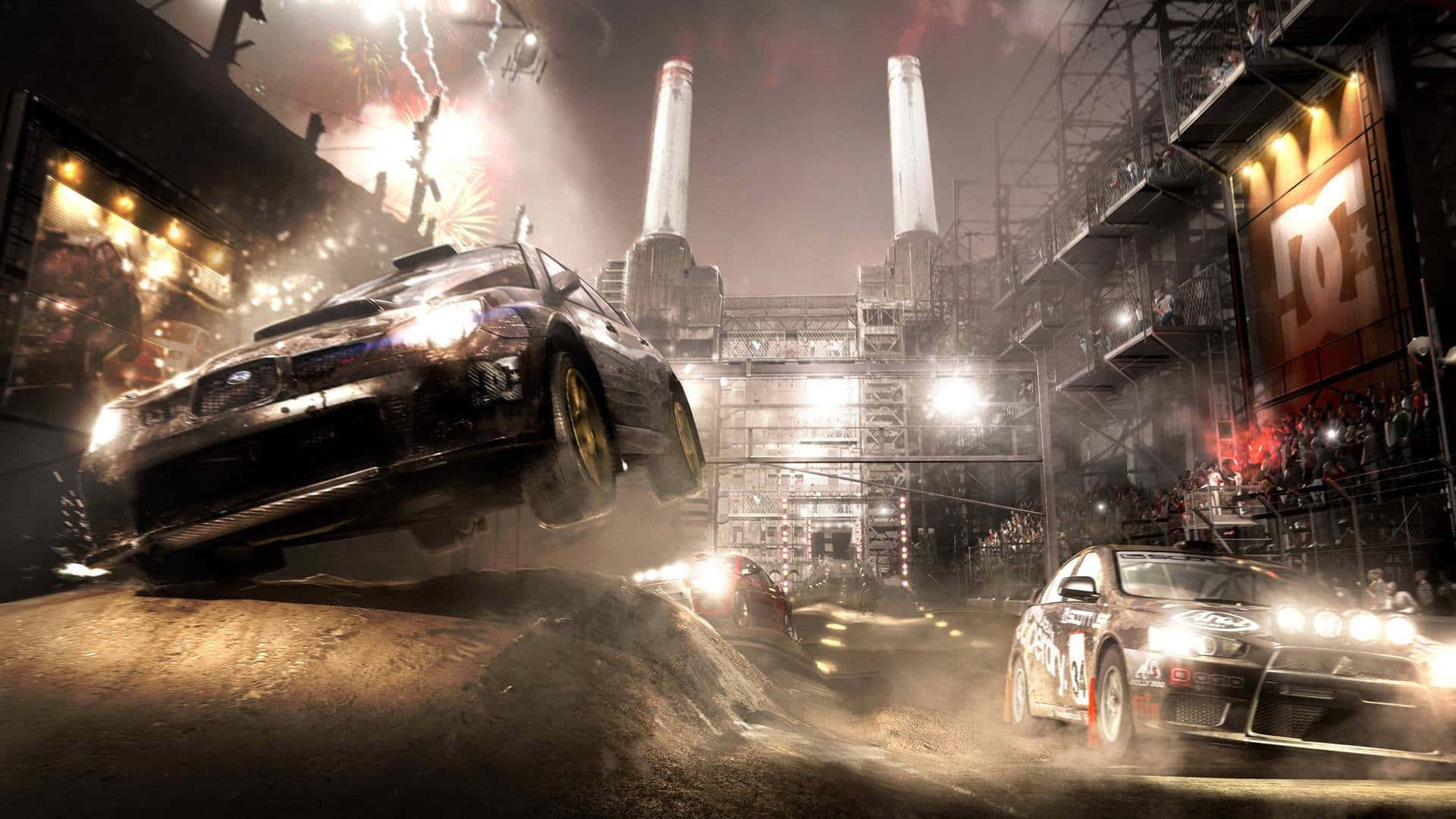 Captivating HD Dirt Showdown Game Racing Scene